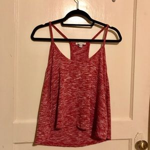 American Eagle Racerback tank - red